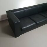 Wittmann leather sofa Camin by Paolo Piva