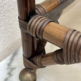 Bamboo bar trolley from the 70s