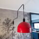 Articulated stem wall lamp Egoluce 1970