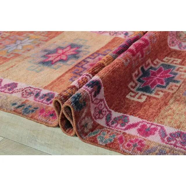 Turkish Hand-Knotted Runner 86x388