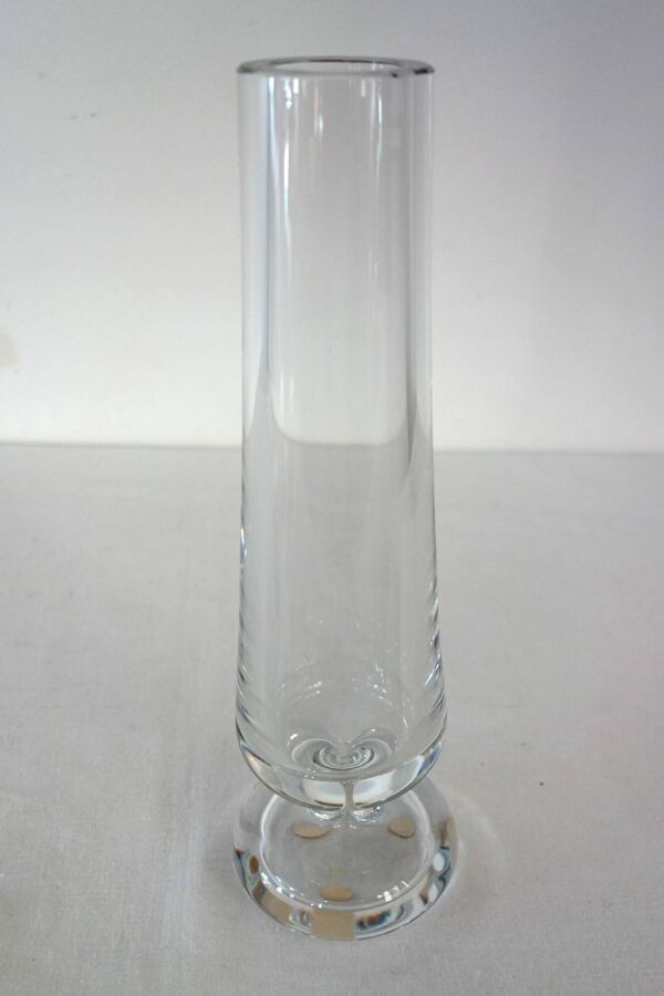 Vase soliflore cristal Baccarat H 29cm