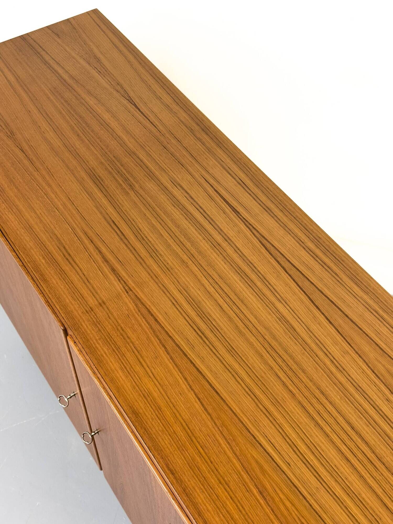Danish Sideboard in Teak by Carlo Jensen for Hundevad & Co., 1960s