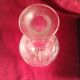 Carafe ancienne en verre grave