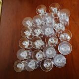 Verres à liqueur en cristal