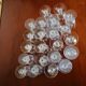 Crystal liqueur glasses