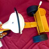 Tricycle made of vintage 70s dumpster