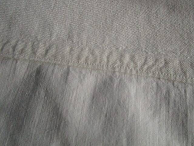 Old single sheet 260x135cm - embroidered back