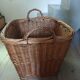 Wicker/rattan storage basket