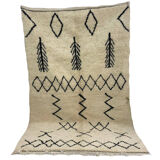 Handmade moroccan berber carpet 263 x 153 cm