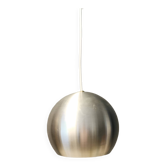 Lampe à suspension danoise originale en métal argenté, modèle "Ball" conçue par Benny Frandsen 1980