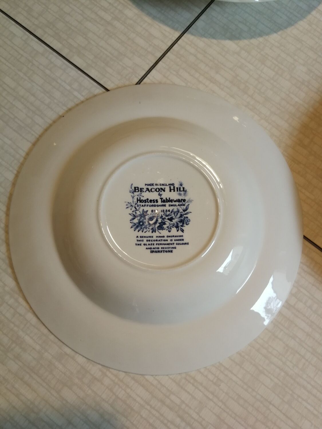Set of 6 Beacon Hill soup plates