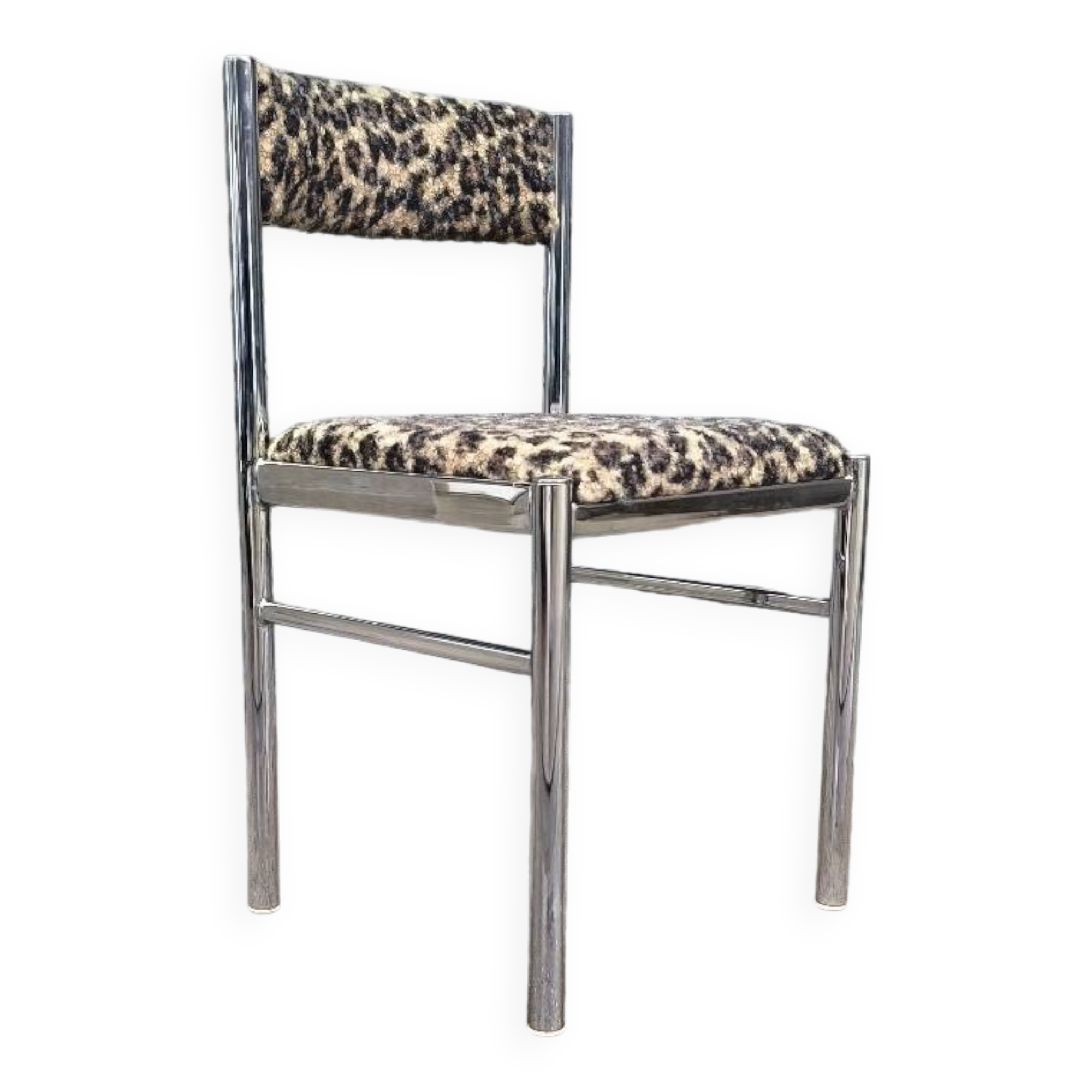 Chromed metal chair 1970