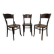 Ensemble de 3 chaises de salle à manger par J&J Kohn