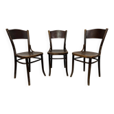 Ensemble de 3 chaises de salle à manger par J&J Kohn