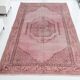 Turkish Pink Floor Vintage Rug sku2528