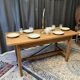 Small farmhouse table in solid oak