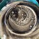 Flamed ceramic plates