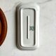 Beurrier Pillivuyt en porcelaine blanche