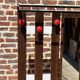 Vintage entrance hall with bench and mirror