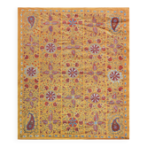 Uzbek hand-embroidered Suzani vintage 258x305 cm