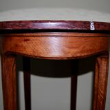 Art Nouveau oval console table
