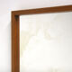 Scandinavian teak mirror "Perfekt", Glas & Trä, Sweden, 1950, 82x42