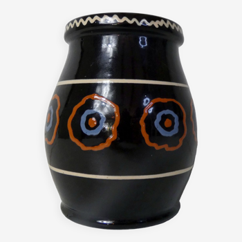 Comtoise ceramics vase by Guidot Boult