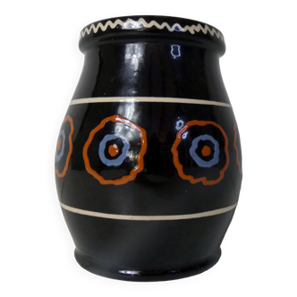 Comtoise ceramics vase by Guidot Boult