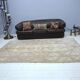 Tapis Oushak orange et beige sku 1153