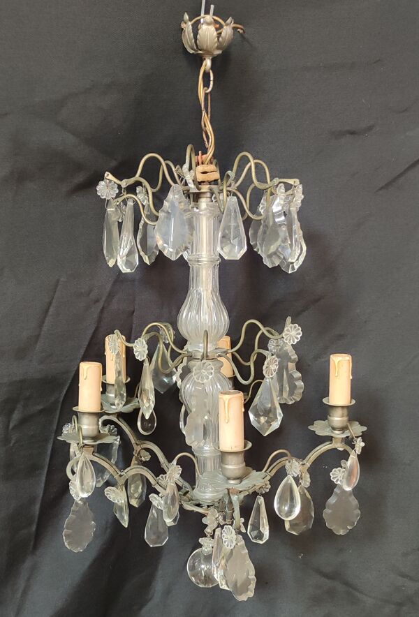 Ancien lustre pampilles