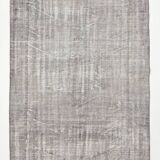 Gray handmade vintage rug 174x294cm