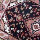 Tapis vintage indien Indo-Mahal fait main en laine – 61 x 88 cm – 1970s