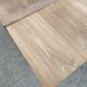 Renovated extendable farmhouse table in raw oak 255cm
