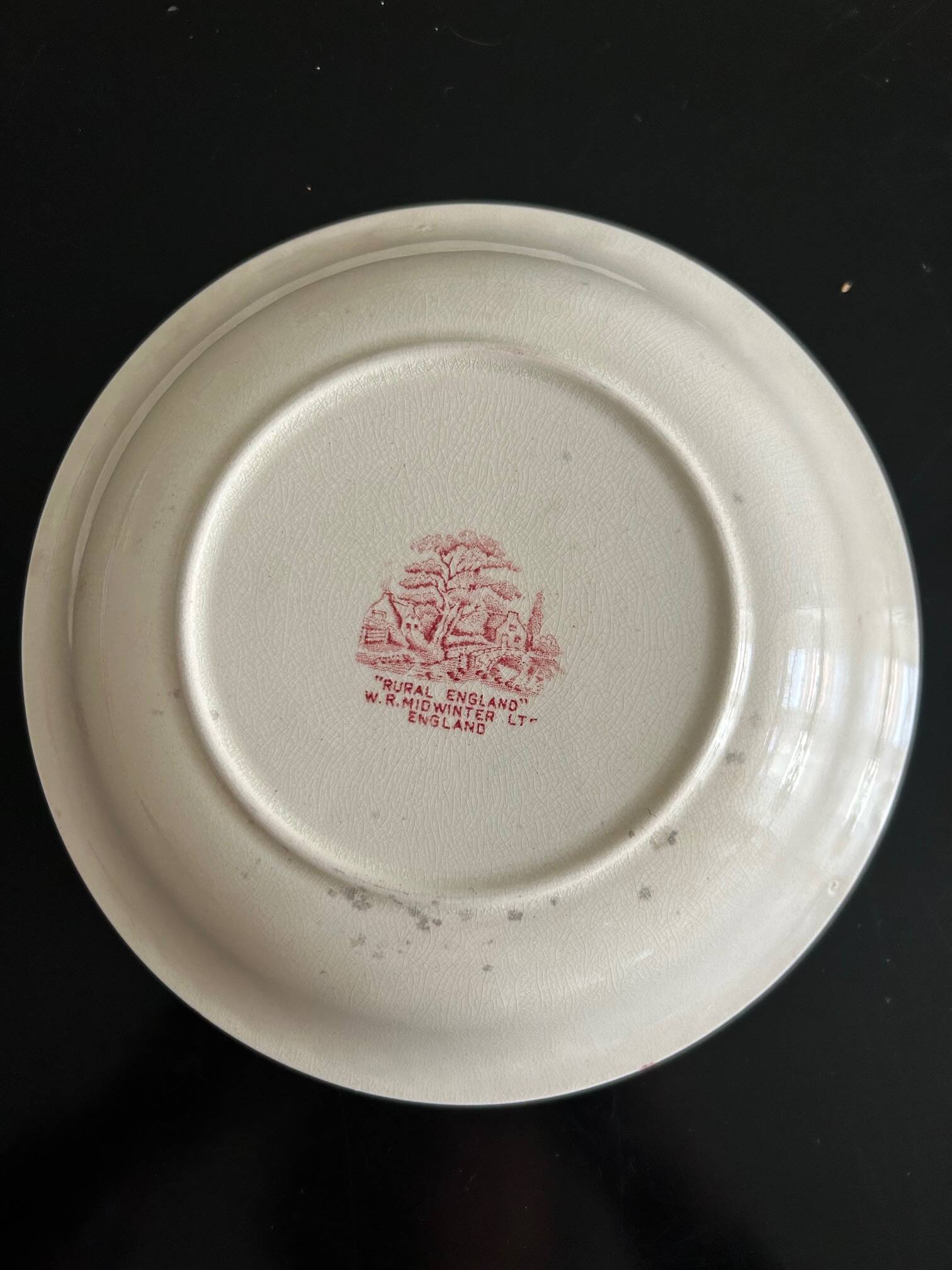 4 WR Midwinter Ltd "Rural England" English plates