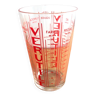 Verre mesureur vintage rouge verutile