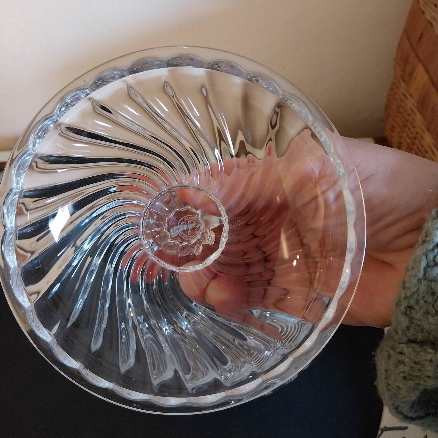 Baccarat crystal candy box