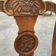 Suite of 6 Provençal criss-cross chairs