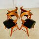 Danish vintage Kai Kristiansen model 32 chairs for Schou Andersens Møbelabrik