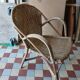 Rattan armchair