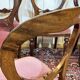 Suite de 8 chaises anglaises en acajou de style Victorien