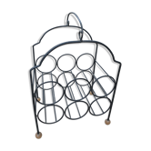 Wrought iron bottle holder