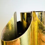 Type 742 Brass Coloured 'Orgue' Table Lamp, Possibly Maison Charles, France, 1960S