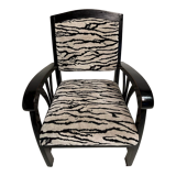 Armchair style Louis XV zebra
