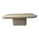 70s Travertine Coffee Table