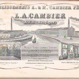 Lot of 4 bistro chairs Cambier