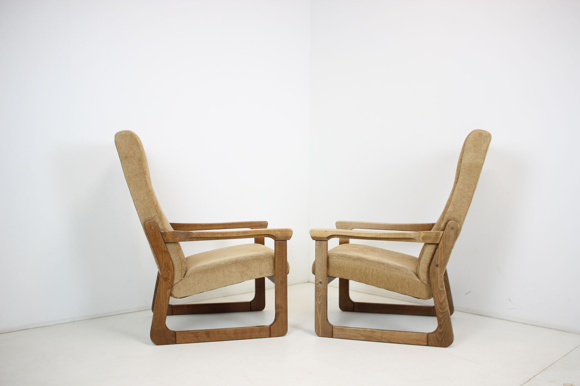 1990s Pair Armchairs, Czechoslovakia