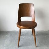Suite of 6 chairs bistro Baumann, circa 1950.