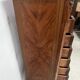 Louis XV style seven-day chest in rosewood veneer, 20th century