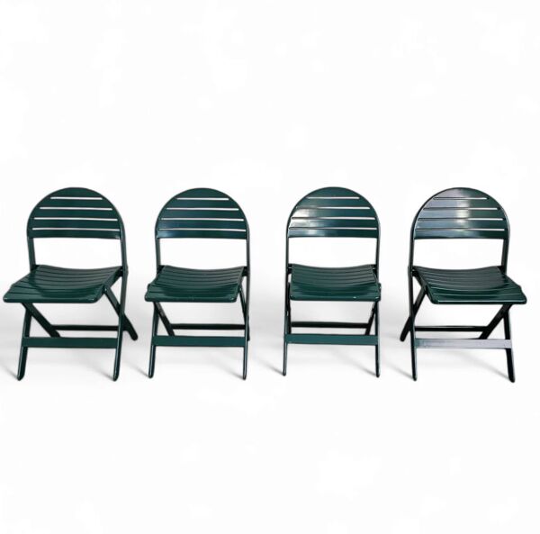 4 x Niels Gammelgaard / Ikea vintage / chaise pliante / 1993
