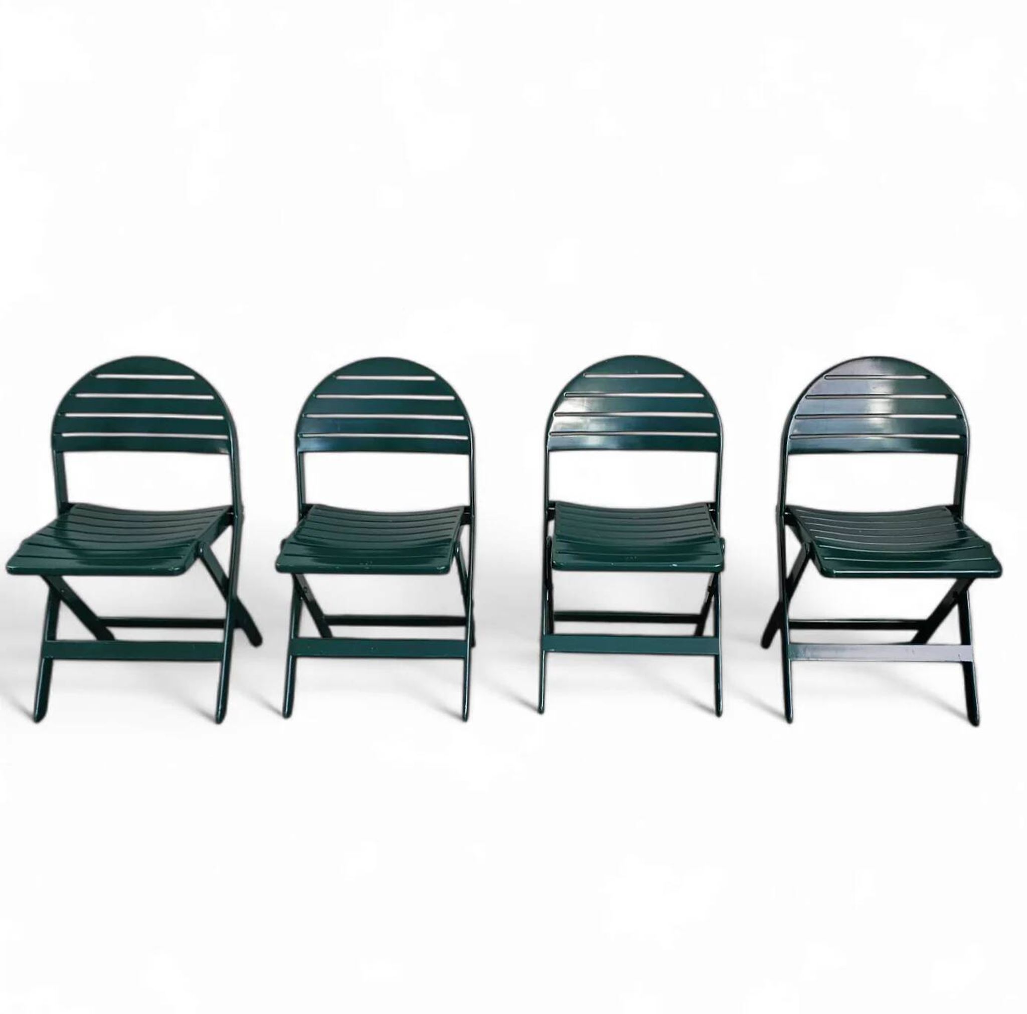 4 x Niels Gammelgaard / Ikea vintage / folding chair / 1993
